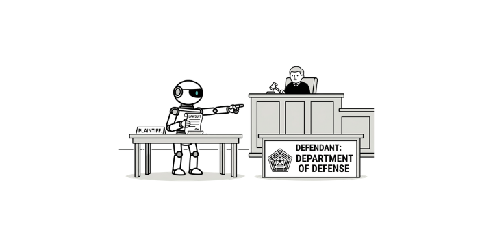 Anthropic Sues Pentagon Over ‘Supply Chain Risk’ Label